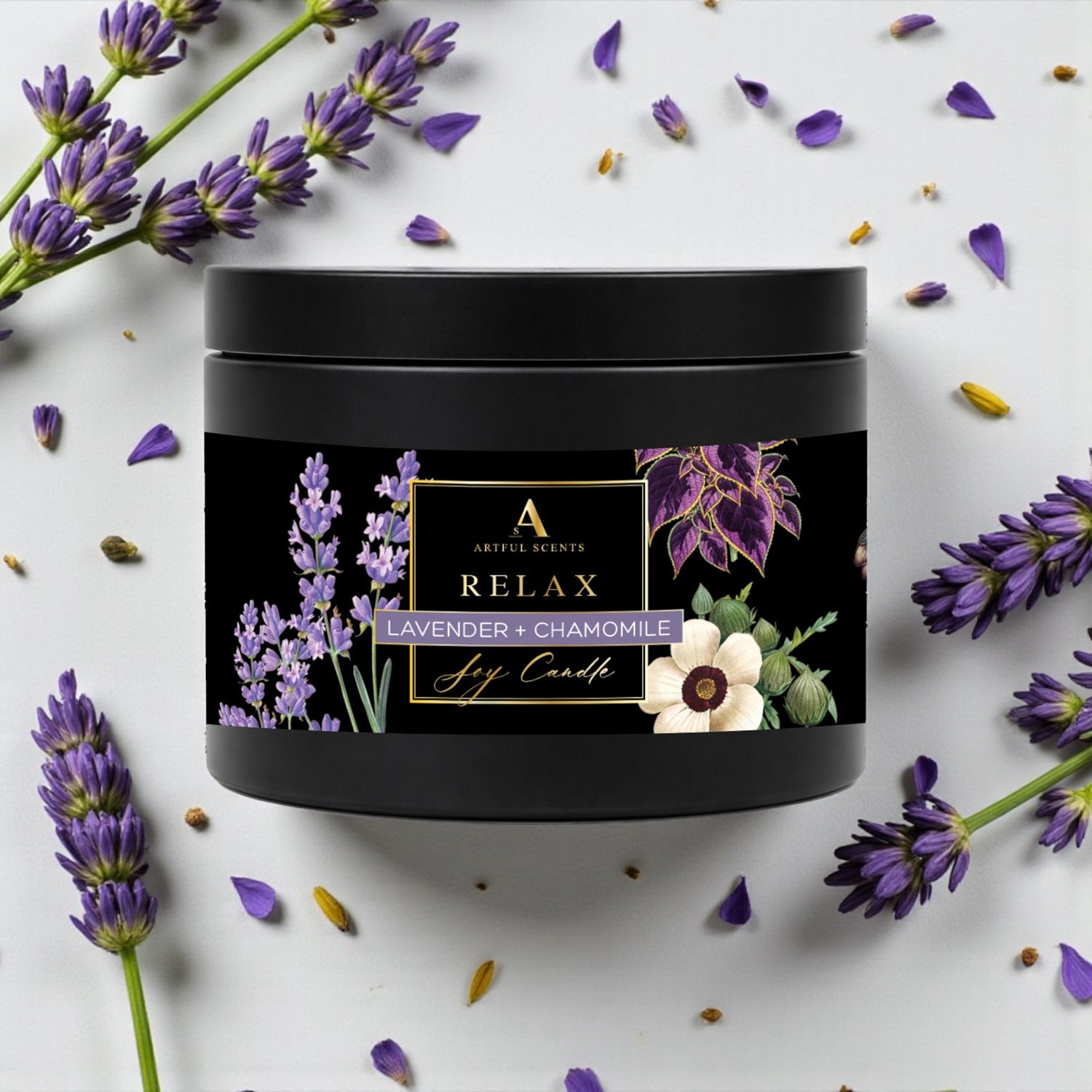 RELAX : Lavender + Chamomile Candle