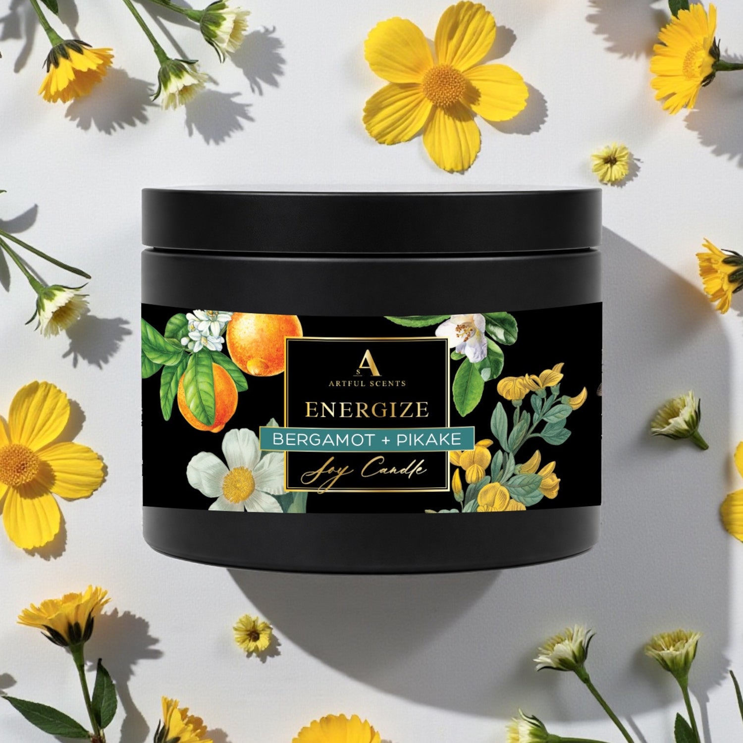 ENERGIZE : Bergamot + Pikake Candle