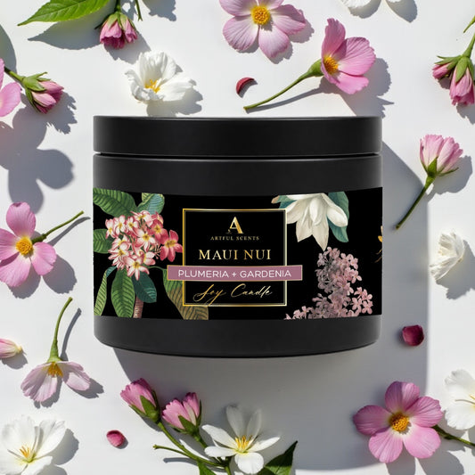 MAUI NUI : Plumeria + Gardenia Candle