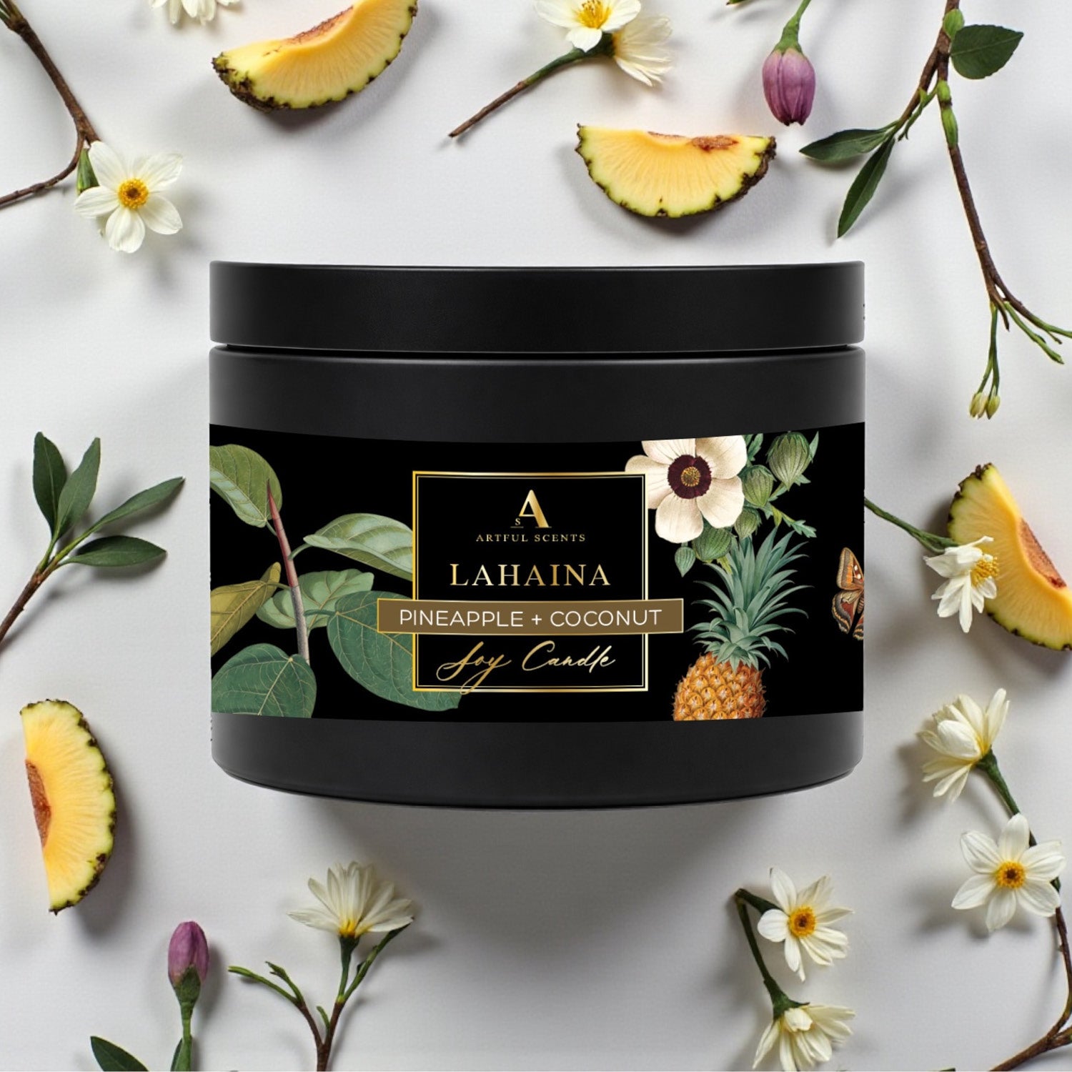 LAHAINA : Pineapple + Coconut Candle