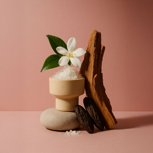 Sea Salt + Jasmine Flower Candle