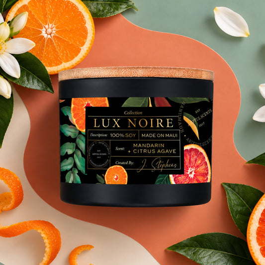 Mandarin + Citrus Agave Candle