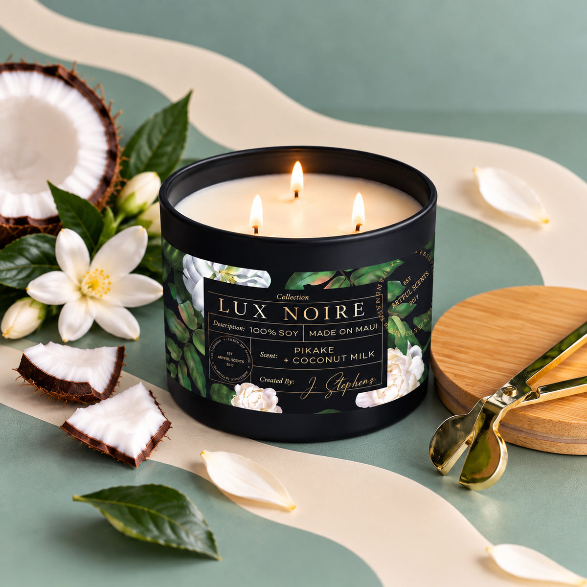 Pikake + Coconut Milk Candle