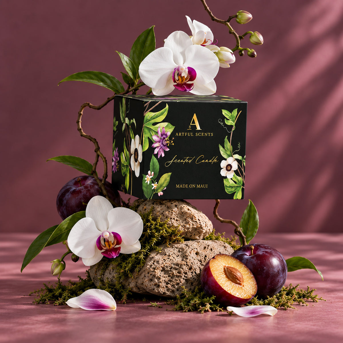 REFLECT : Orchid + Plum Candle