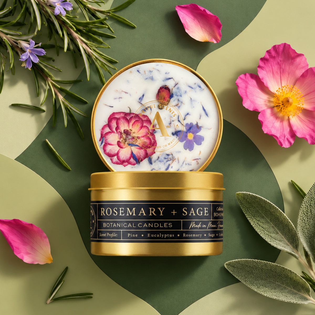 Rosemary + Sage Candle