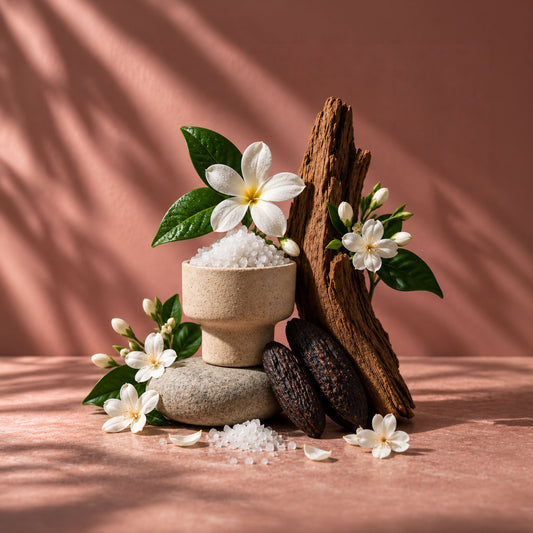 Sea Salt + Jasmine Flower Candle