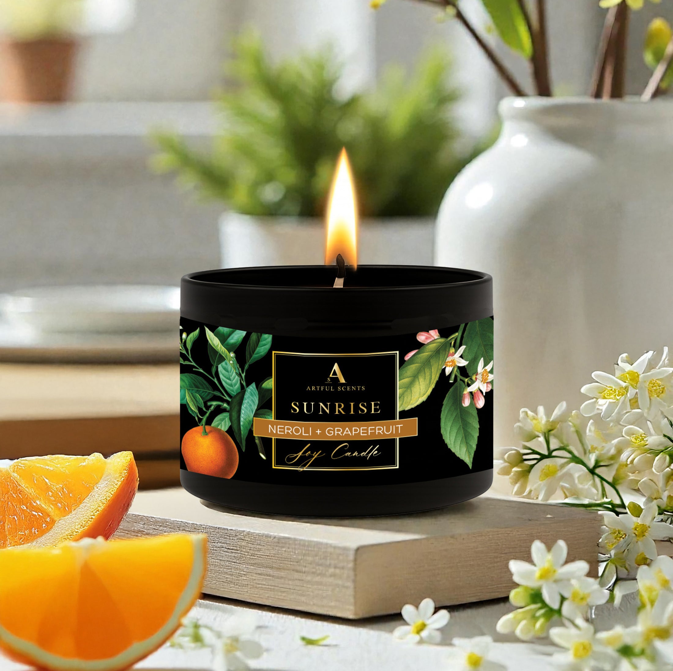 SUNRISE : Neroli + Grapefruit Candle